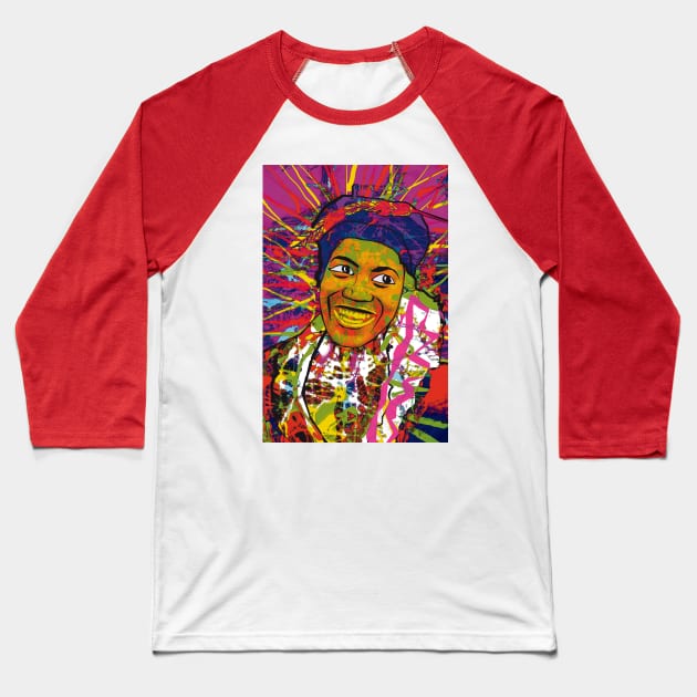 Zora Neale Hurston Baseball T-Shirt by Exile Kings 